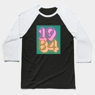 1984, retro, vaporwave Baseball T-Shirt